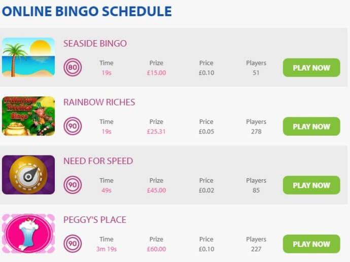 bgo bingo 5 free