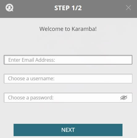 Register with Karamba - Karamba login