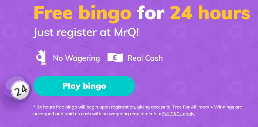 MrQ bingo bonus