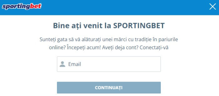 Sportingbet Romania înregistrare 