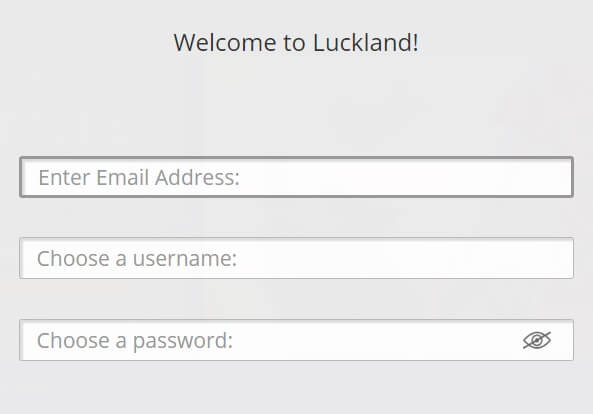 Registration Process Luckland