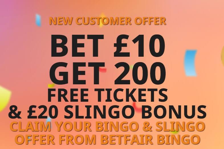 Betfair Bingo Bonus Code
