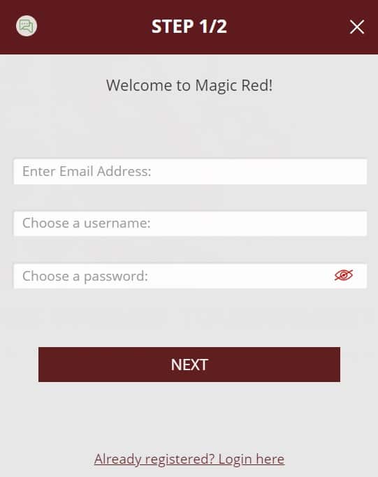 Magic Red Registration Guide
