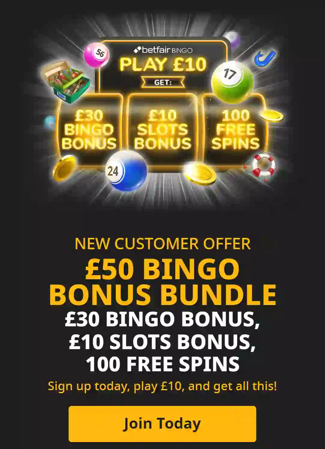 Betfair Bingo Bonus Code