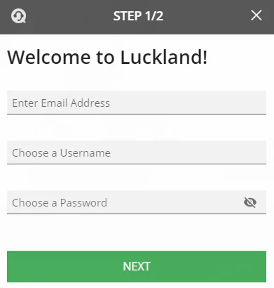 LuckLand Registration