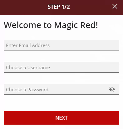 Magic Red Registration