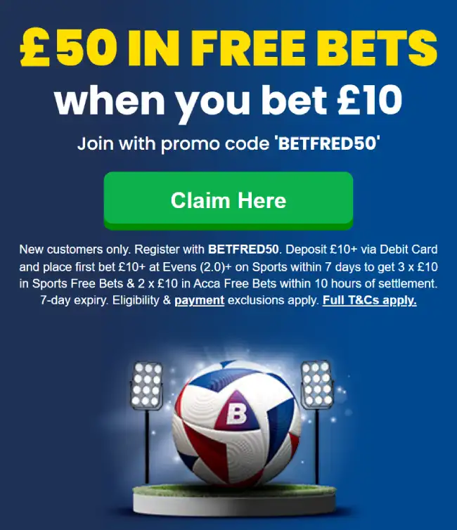 Betfred Sign Up Offer